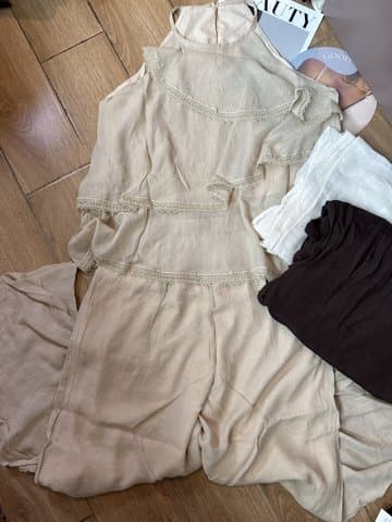 瀑布蛋糕挂脖套装