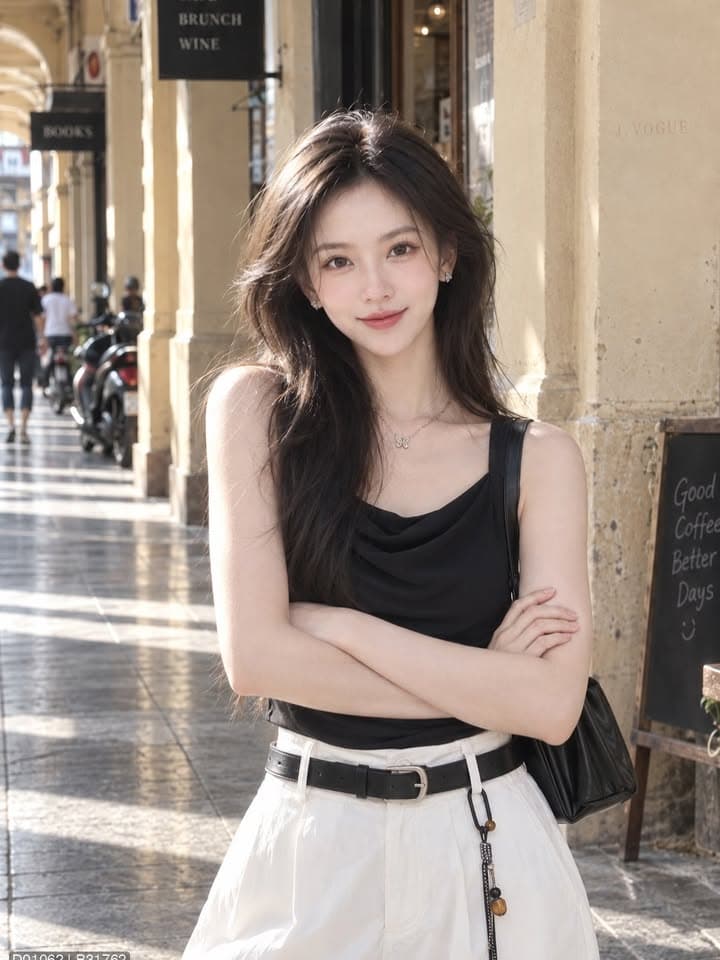 简约百搭款·单肩抓皱美背