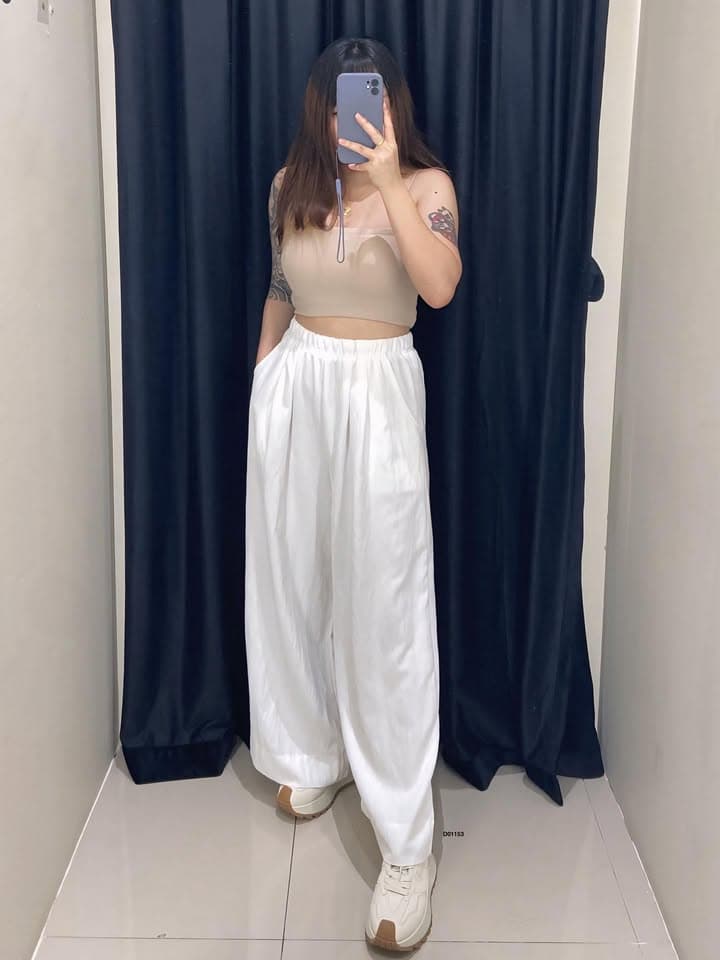 纯色平口吊带美背