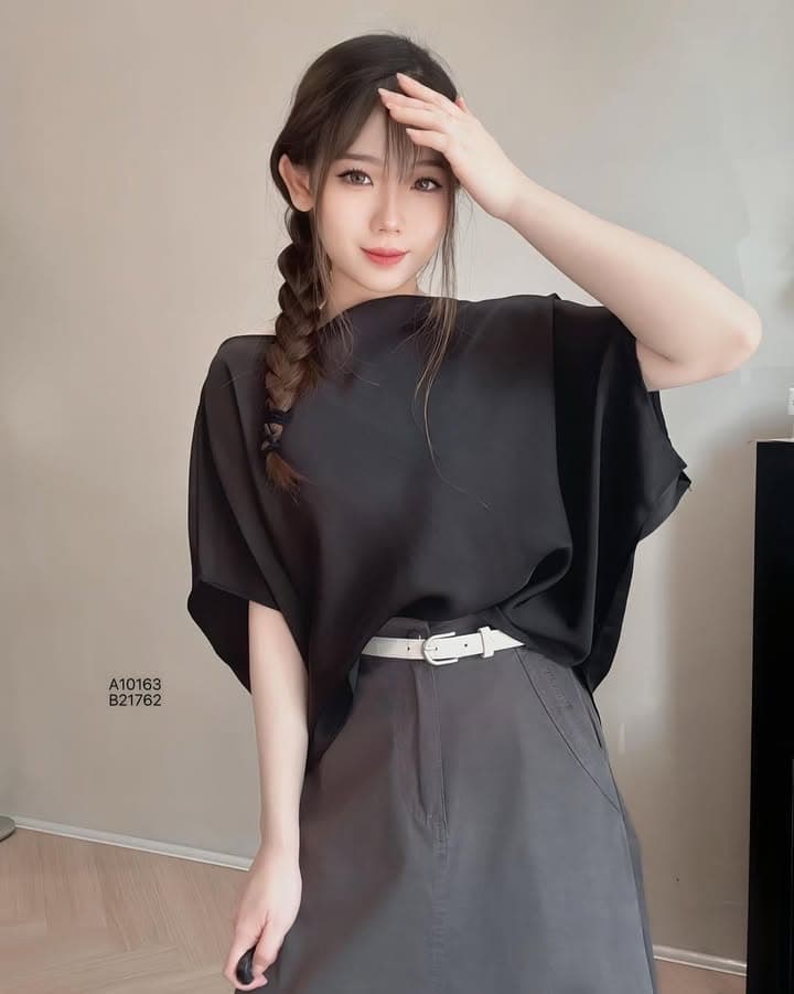 韩版·熟女风不规则上衣