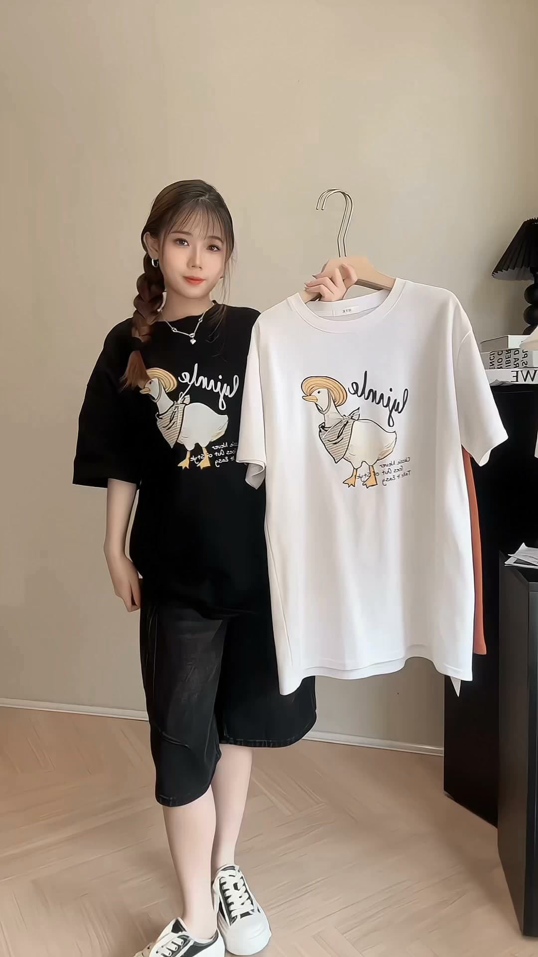 可爱鸭鸭蝴蝶结·厚版 Tee
