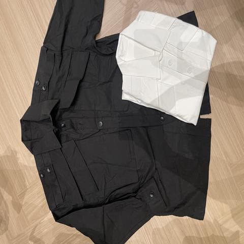 特大号口袋层次衬衣