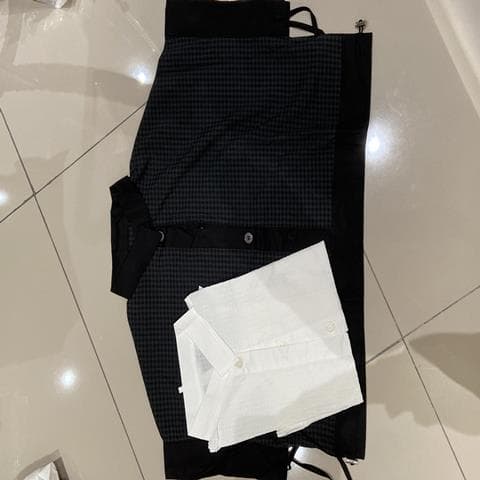 宽松显瘦薄款短袖抽绳麻棉衬衫
