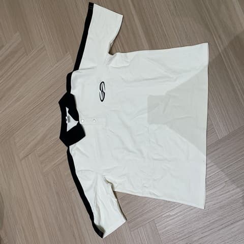 美式"撞色翻领男装上衣