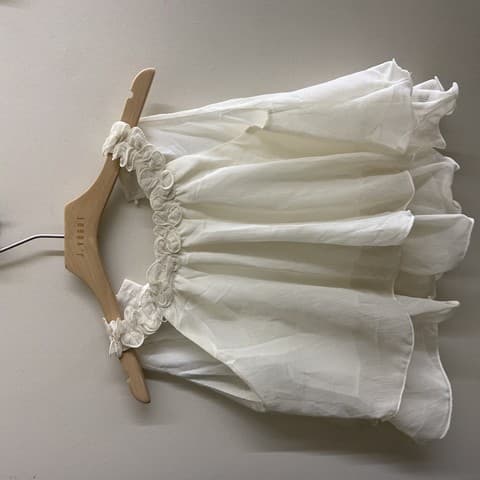温柔风荷叶边挂脖无袖小衬