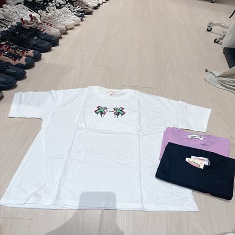 印花X·并接字母印花Tee
