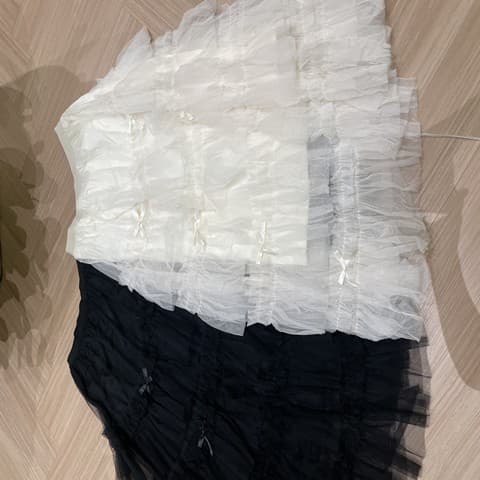 甜美网纱蝴蝶结半身裙
