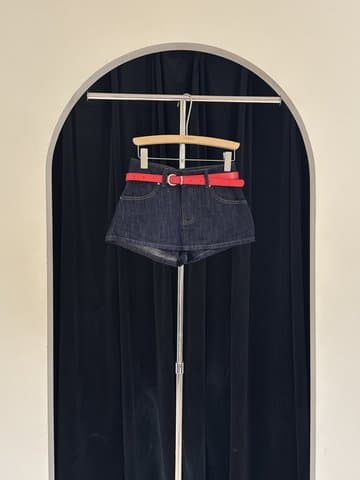 酷辣御姐denim低腰裤裙