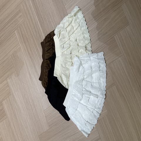新款复古时尚钩花蛋糕裙