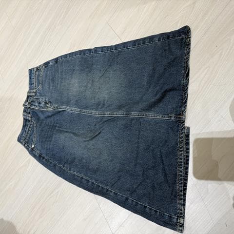 港风复古.牛仔长裙