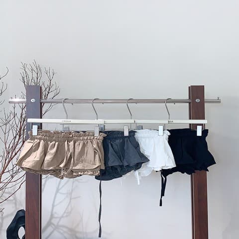 减龄荷叶·迷你短版裤裙