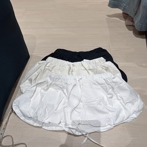甜美迷你·松紧花苞裤裙