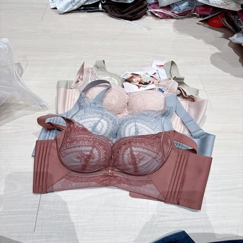 纯欲蕾丝边·粗带内衣