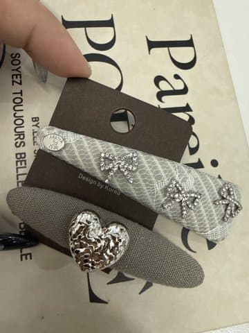 KoreanStyle蝴蝶爱心发夹