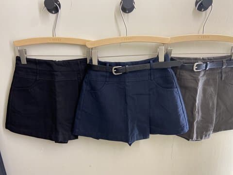 复古风阔腿弯道裤麻绳腰带